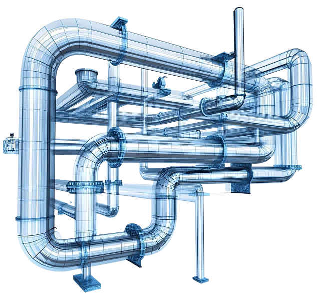 plum building piping systems hand edited isolated white background